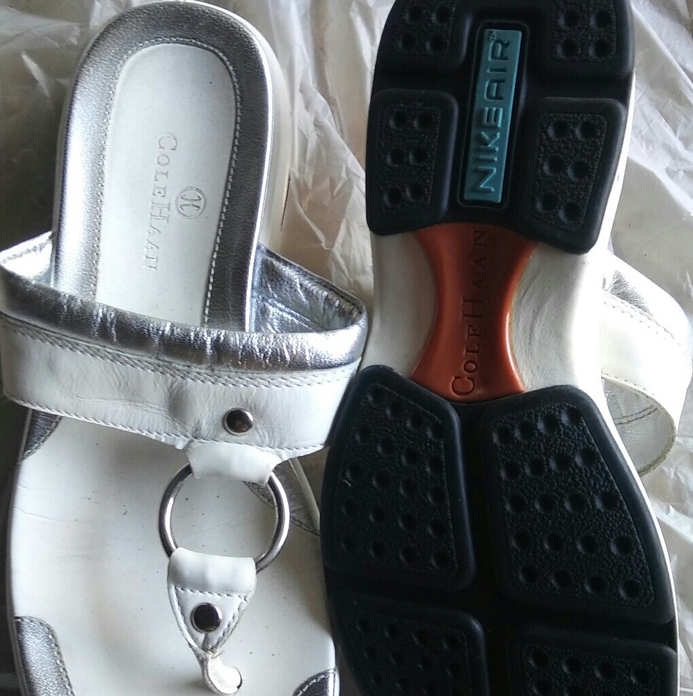 New Silver sandels